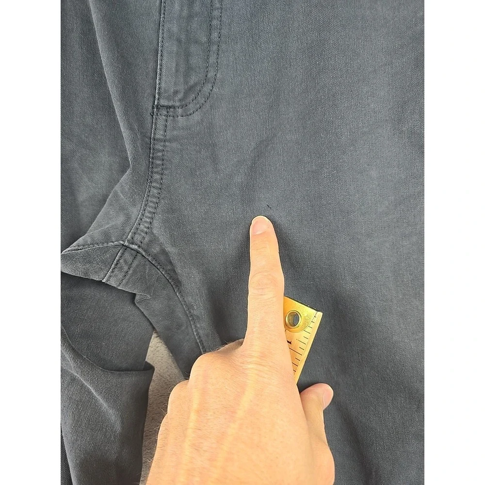 Flint and Tinder 365 Chino Pants Mens Size 34x28 Charcoal Gray Straight‎ Fit